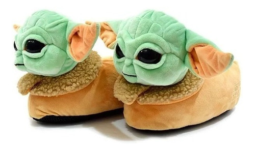 Star Wars Yoda Pantuflas De Peluche Phi Phi Toys