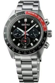 Seiko Prospex Speedtimer Ssc915 Solar Chronograph, Black