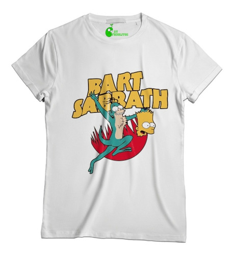 Playera Bart Simpson Tipo Black Sabbath  By Frijolitos