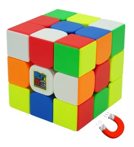 Cubo Mágico 3x3x3 MoYu RS3M Magnético 2020 - Stickerless - Cubo ao