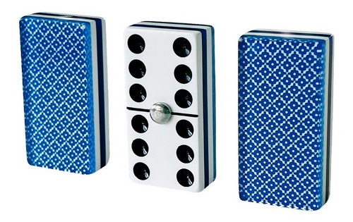 Casino Domino Rombos Azul