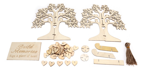 Libro De Visitas Holzbaum Personalizado En Madera-