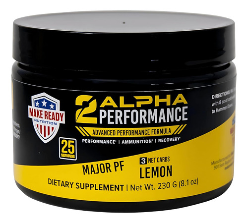 Suplemento 2alpha Performance Lemon Beb - g a $1139