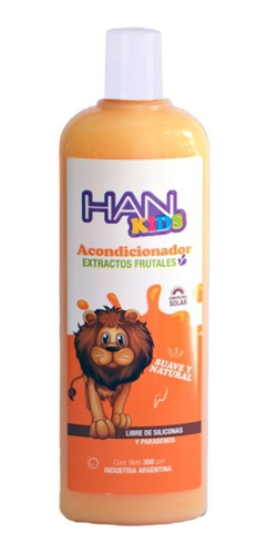 Han Kids Acondicionador Con Extractos Frutales 350cm3 Apto