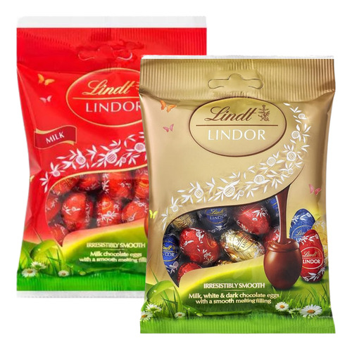 Huevo De Pascuas Lindt Mini Egg Lindor Milk Y Surtido 90gr.