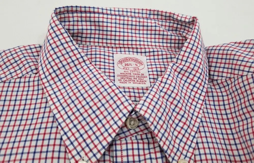 Camisa Brooks Brothers, Hombre, Grande 16 1/2-5, Cuadros. | Meses sin  intereses