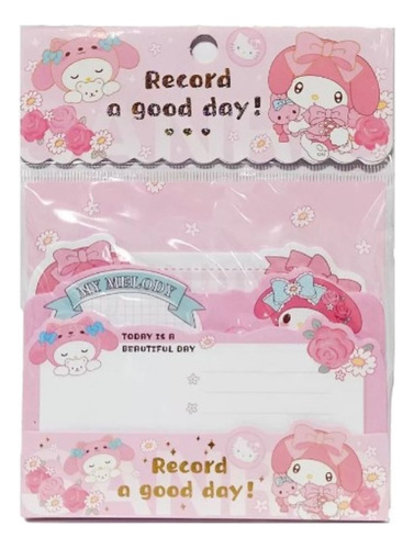 Anotador Notas Adhesivas My Melody Kuromi Cinnamoroll  Cute