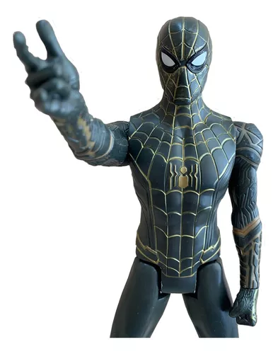 Boneco do Homem-Aranha Preto (19cm) - Action Figure Marvel - Zaplox  Colecionáveis