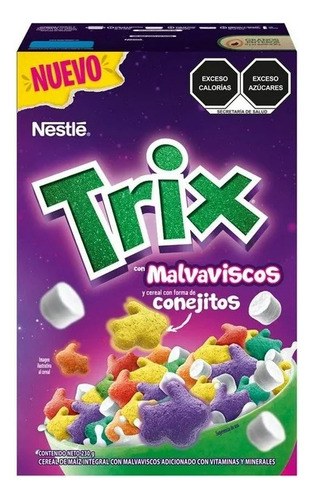 2 Pza Cereal Nestlé Trix Con Malvaviscos 230 G