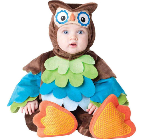 Disfraz Talla 12-18 Meses Para Niño De Búho Halloween