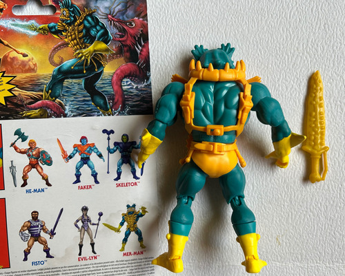 Mastes Of The Universe Origins Mer-man Mattel 2021 (Usado)