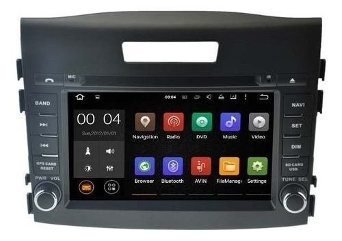 Android 9.0 Honda Crv 2012-2016 Dvd Gps Bluetooth Estereo