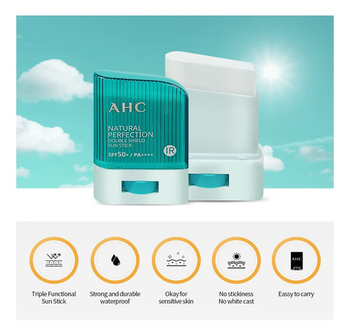 Ahc Natural Perfection Double Shield Sun Stick Spf50+ Pa++++
