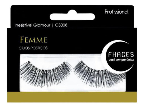 Fhaces 3008 Cílios Postiços Femme Irresistível Glamour