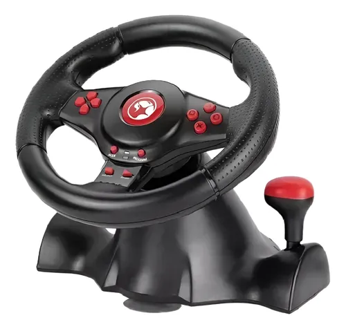 comprar Volante Y Pedalera Marvo Gt-903 Onaga 30 Pc\u002Fps3\u002Fps4\u002Fxbox Etc