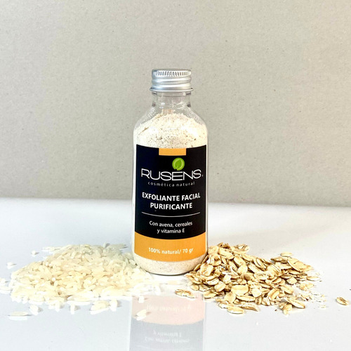 Exfoliante Facial Rusens 100% Natural Mascarilla Vitamina E Tipo De Piel Todo Tipo De Piel