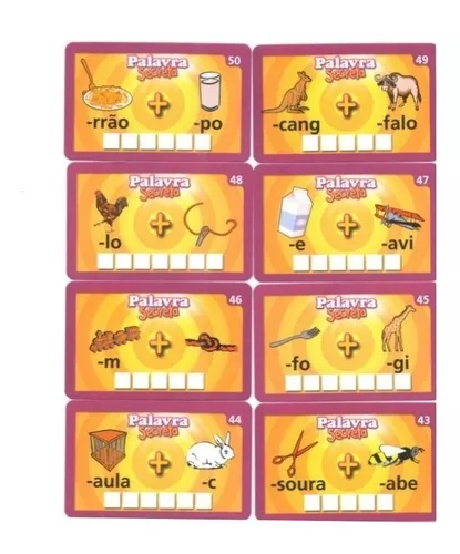 Jogo Palavra Secreta - Kits Educativos