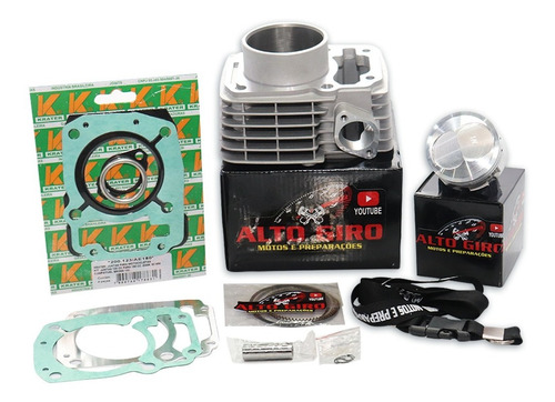 Imagem 2 de 2 de Kit 170cc Gasolina Alto Giro Fan 125 2009 Em Diante