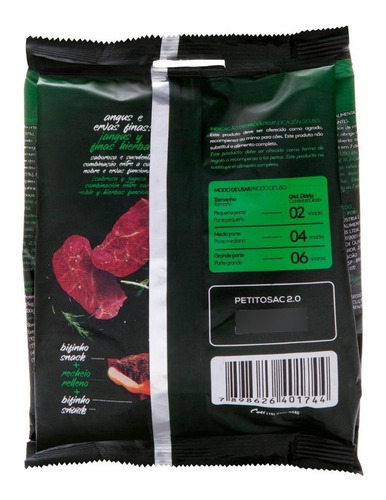 Imagem 2 de 2 de Bifinho Petisco Pet Sensations Ângus E Ervas Finas 65g
