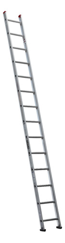 Escalera Recta De Aluminio Uso Comercial De 4.20 Mts 526-14n