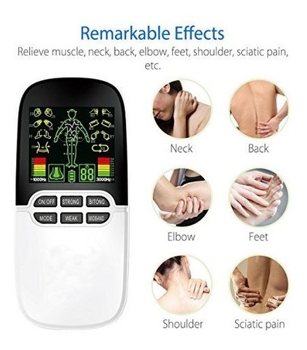 Imagen 2 de 4 de Tens Recargable De 8 Electrodos Nuevo Envio Gratis