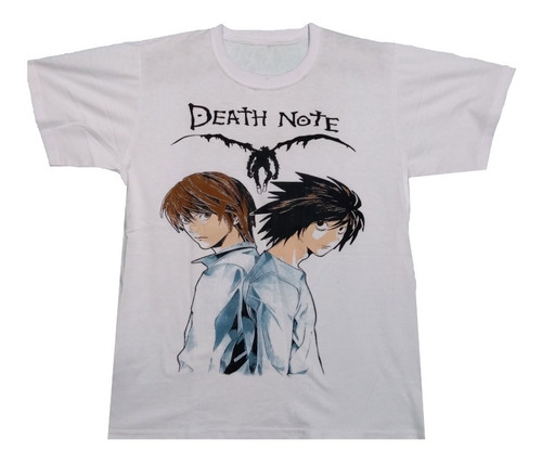 Death Note Camiseta Kira, L Bl