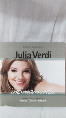 Cd Julia Verdi Intimamente 