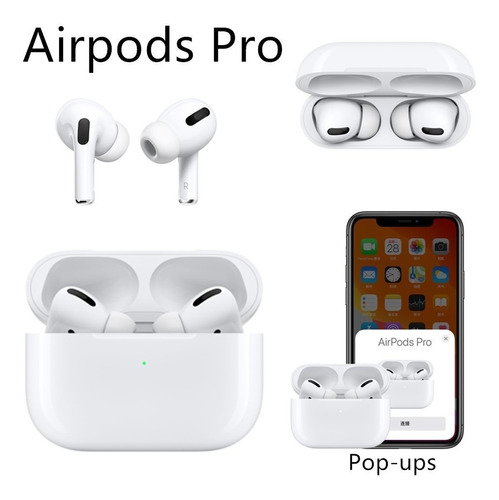 Imagen 1 de 4 de Audifonos AirPods Pro Apple Inalambricos Réplica Calidad 