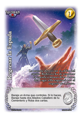 Carta Regresar La Espada Edición Excalibur