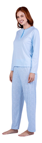 Pijama Invierno Algodón Mujer