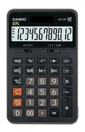 Calculadora De Mesa Básica 12 Dígitos Casio Ax-12b Febo