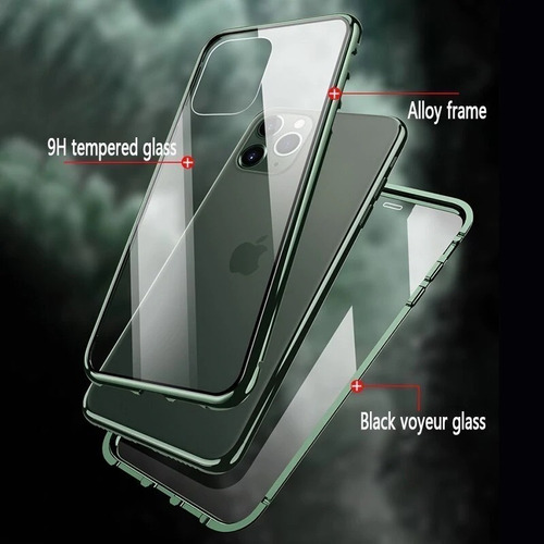 Nova Case Magnética Blindada Dupla Proteção 360 P/iPhone 11
