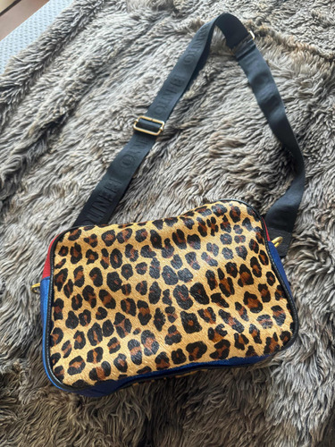 Cartera Bandolera Animal Print Benito Fernandez Cuero Vacuno