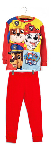 Pijama Paw Patrol Niños Chase Marshall Original Nickelodeon