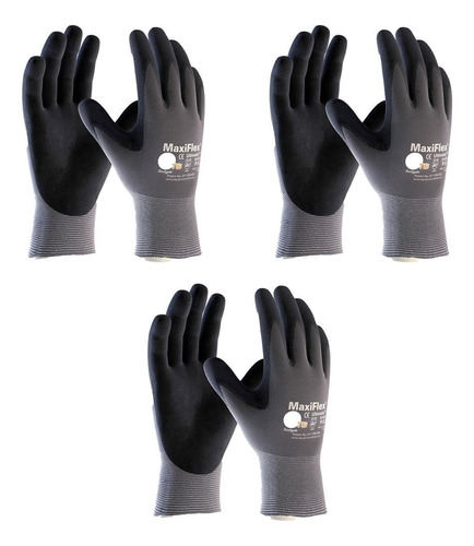 Maxiflex 34-874 - Guantes De Trabajo De Nitrilo Modelo Ulti.