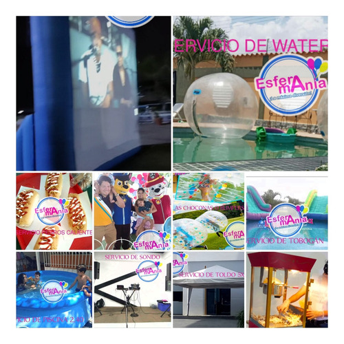 Imagen 4 de 5 de Inflables Baby Gym Malla Elástica Water Ball Perros Caliente