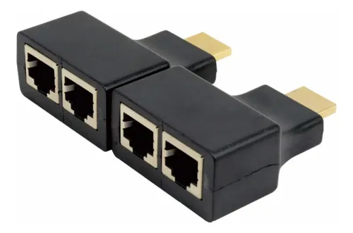 comprar Extensor Hdmi A Utp Rj45 Cat5e Cat6 Extender Hasta 30 Metros