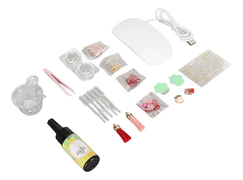 Kit De Chaveiros De Resina Cat Paw Diy De Alta Transparência