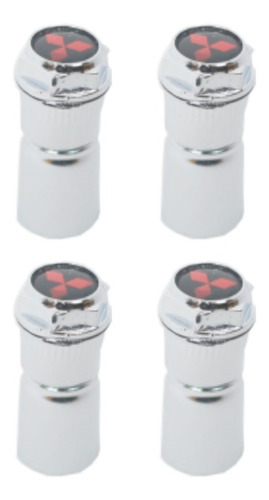 Imagem 7 de 10 de Kit Capa Valvula Pino Cromada Mitsubishi Preto Vermelho
