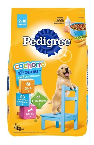 Alimento Para Perro Pedigree Original Cachorro 4 Kg