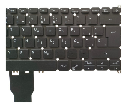 Teclado Compatible Con Acer Swift 3 Sf314-54 Sf314-54g Sf314 Negro Español