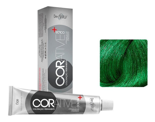 Tinta Cabelo Corative Color 0.13 Corretor Mix Verde Desírius
