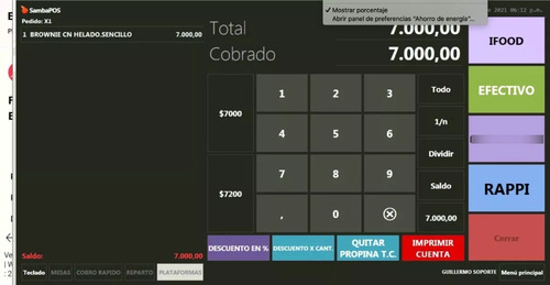 Kit Punto De Venta Touch Restaurantes Todo Incluido Sambapos