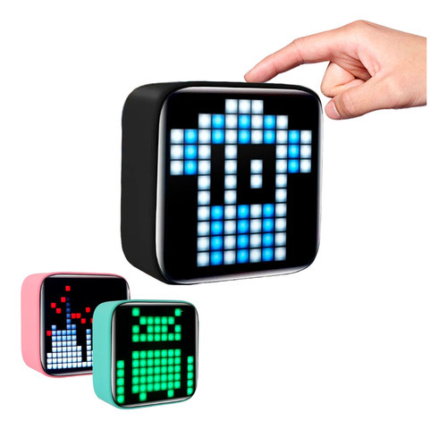 Parlante Mini Bluetooth Recargable Smart Pixel Retro Diseños