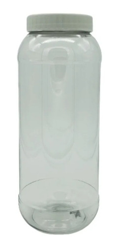 Tarro Pet Transparente Tapa Plana Pack