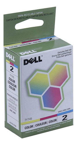 Dell 7y745 Tinta Oem - (serie 2) A940 Tinta De Color De Reso