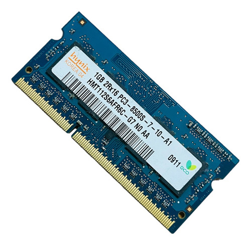 Memoria Ram Hynix 1gb 2rx16 Pc3 8500 7-10-a1 Ddr3  (Reacondicionado)