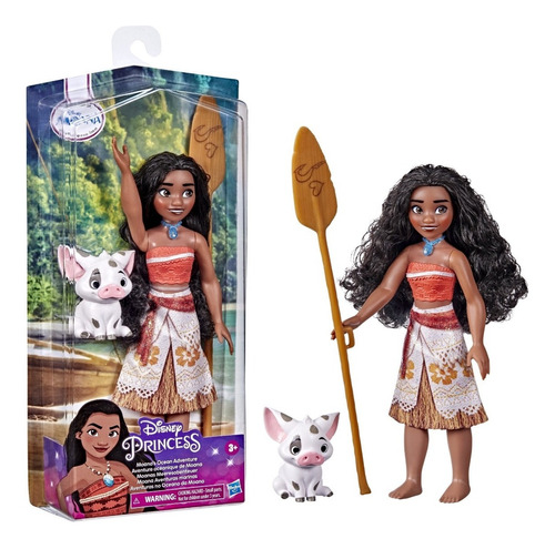 Moana Muñeca Original Aventura Oceano, Pua Y Remo Envio Ya