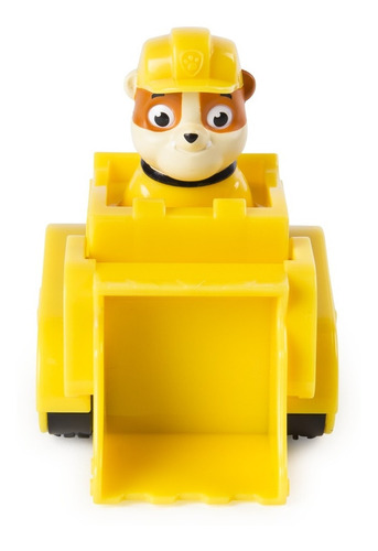 Paw Patrol - Patrulla Canina Vehículo Bulldozer 9cm - Rubble