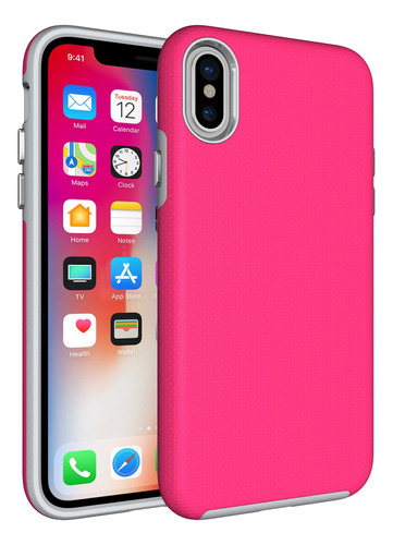 Carcasa Para iPhone X O Xs Rugged - Cofolk + Mica Vidrio